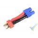 G-Force RC - Power Adapter Lead - Deans Socket <=> EC-3 Socket - 12AWG Silicone Wire - 1 pc