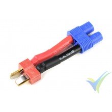 G-Force RC - Power Adapter Lead - Deans Socket <=> EC-3 Socket - 12AWG Silicone Wire - 1 pc