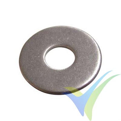 M4 Flat wide washer, stainless A2, DIN-9021, 1 pc