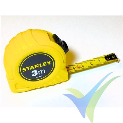 Stanley Easylock II 3m flexometer with brake, 12.7mm blade