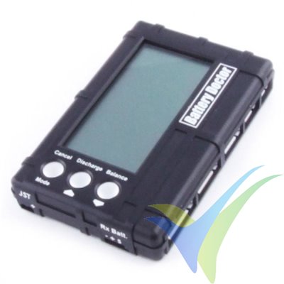 Etronix Battery Doctor, equilibrador, descargador y voltímetro 3 en 1