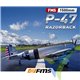 FMS 1500MM P-47 RAZORBACK 'BONNIE' ARTF w/o TX/RX/BATT