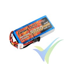 Batería LiPo Gens ace 5000mAh (37Wh) RX/TX 2S1P 200g Futaba