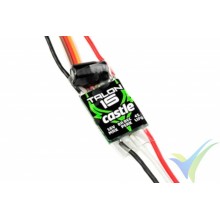 Castle - Talon 15 - High Performance Air-Heli Brushless Controller - Telemetry Capable - 2-6S - 15A - High Power Sbec
