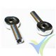 G-Force RC - Aluminium Ball Link - Inner thread M3 - Ball for M2 Screws - 2 pcs