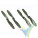 APC 5x4.5" LP05045E-B4 propeller (normal + inverted) 2 pairs