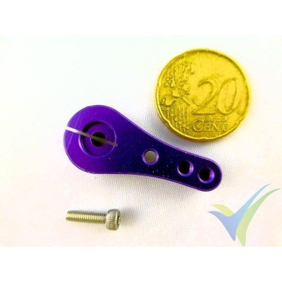 Brazo servo aluminio Tower Pro CF1-0H3P, 4g, 35x7x6mm, para FUTABA