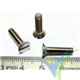 M4x16 Screw, slotted countersunk head, stainless A2, DIN-963, 1 pc