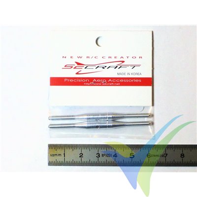 AL Turnbuckle Pushrod 60mm (2pcs) 