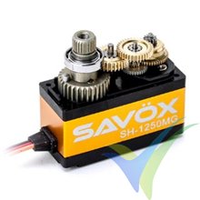 Servo digital Savox SH1250MG, 29.6g, 4.6Kg.cm, 0.11s/60º, 4.8V-6V