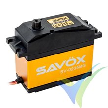 Servo digital Savox SV-0235MG Jumbo HV, 200g, 35Kg.cm, 0.15s/60º, 6V-7.4V