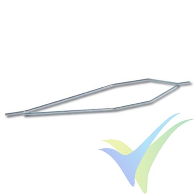 Tren aterrizaje principal acero cincado A2Pro 4566, 450x87mm