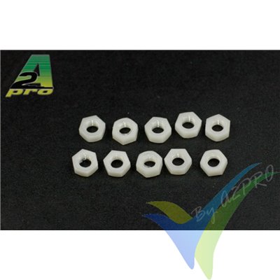 M5 hexagonal nylon nut, A2Pro 27005, 1 pc