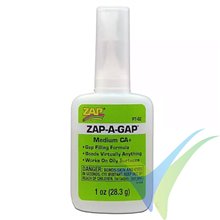 Adhesivo cianoacrilato (CA) Medio ZAP A-GAP PT-02, 28.3g