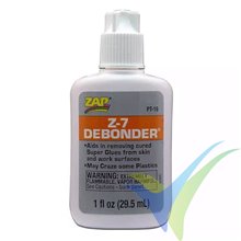Limpiador Cianoacrilato ZAP Z-7 DEBONDER PT-16, 29.5g