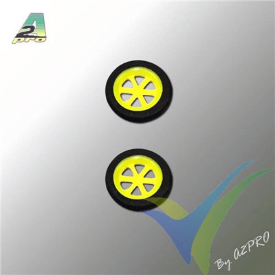 30x5mm foam Wheel A2Pro 4430, 1.5mm shaft, 0.9g, 2 pcs