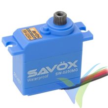 Servo digital Savox SW0250MG, waterproof, 25g, 5Kg.cm, 0.11s/60º, 4.8V-6V