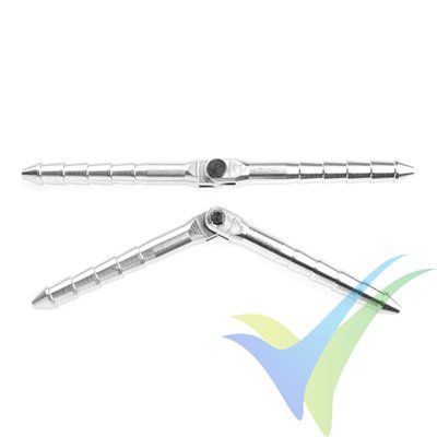 G-Force RC - Aluminium Pin Hinge - Dia. 6x98mm - Demountable - 2 pcs