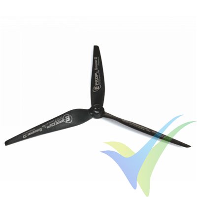 Graupner/SUPER Elektro 3-blade propeller 9x5" L (23x12.5cm, pusher), 13g