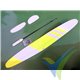 Kit velero DLG SoaringModels Mini Dart PRO F3K, 1000mm, 125g