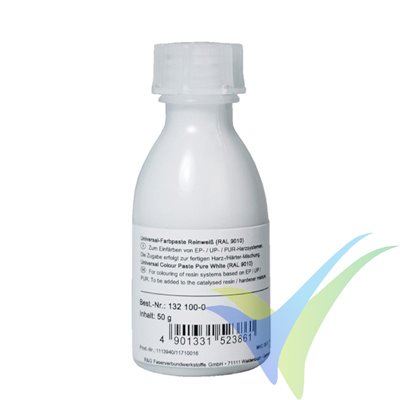 Universal Colour Paste pure white, bottle/ 50 g (RAL 9010)