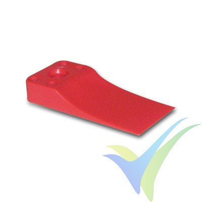 Cuña de desmoldeo roja 40x20mm, 5 uds