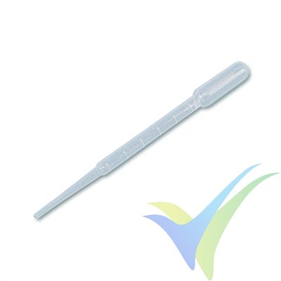 Pipeta dosificadora, 3ml, para el endurecedor MEKP