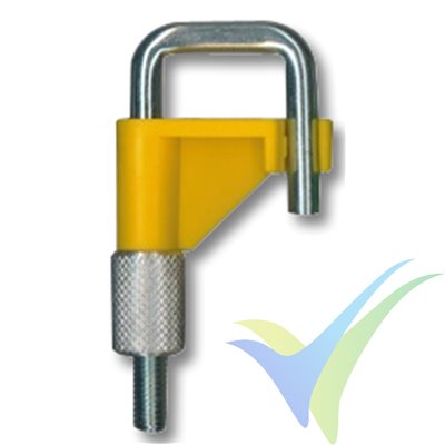 Clamp for hoses up to 10 mm, yellow