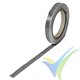 Carbon fibre tape 125 g/m2, UD (10 mm) roll/ 5 m