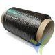 Mecha de fibra de carbono HTS40 F13, 12k, 800 tex, bobina 100m