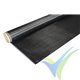 Carbon fabric 160 g/m² (twill) 100 cm, roll/ 1 m width 100 cm
