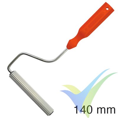 Aluminium Paddle Roller (140 x 21 mm) (Width: 140 mm, Ø 21 mm)