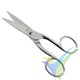 Aramid fibre shears Premium, 13 cm / 5" length (Both cutting edges with micro-teeth , total length 13 cm / 5", cutting length 4 