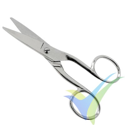 Aramid fibre shears Premium, 13 cm / 5" length (Both cutting edges with micro-teeth , total length 13 cm / 5", cutting length 4 