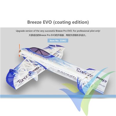 Kit avión indoor Dualsky Breeze EVO mylar, 780mm, 110g