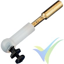 Rótula micro con adaptador a varilla 1.2mm, Dubro 929, 0.5g, 2 uds