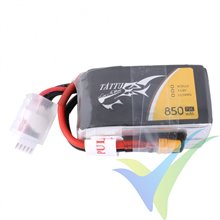 Batería LiPo Tattu - Gens ace 850mAh (12.58Wh) 4S1P 75C 109g XT30 