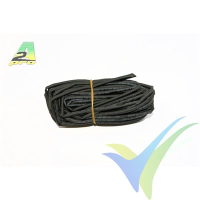 Heat shrink tubing 2mm black, A2Pro 160022, 1m