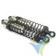 Amortiguador aluminio FASTRAX 1/10 85mm, 2 uds