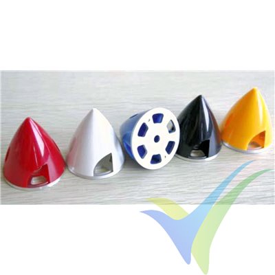 GEMFAN yellow plastic spinner 38mm, aluminium base