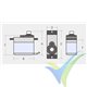Servo digital SG51R, 5g, 0.6Kg.cm, 0.08s/60º, 4.8V 