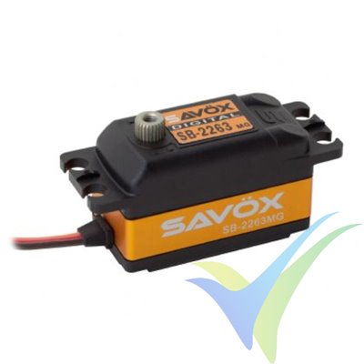 Servo digital Savox SB-2263MG, 48g, 10Kg.cm, 0.076s/60º, 4.8V-6V