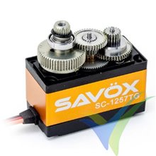 Servo digital Savox SC-1257TG, 52.4g, 10Kg.cm, 0.07s/60º, 4.8V-6V