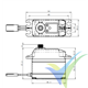 SAVOX 'HIGH VOLTAGE' STD SIZE ULTRA TORQUE 35KG/0.11S@7.4V