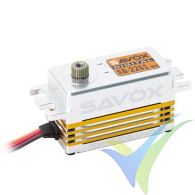 SAVOX CNC LOW PROFILE B/LESS DIGI SERVO 10KG/0.076s@6.0V