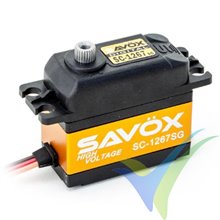 Servo digital Savox SC-1267SG HV, 62g, 20Kg.cm, 0.095s/60º, 6V-7.4V