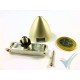Cono aluminio 35mm GEMFAN 35323 para hélice bipala plegable, eje motor 3.2mm