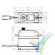 SAVOX HV DIGITAL BRUSHLESS SERVO 20KG/0.065s@7.4V