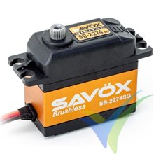 Servo digital Savox SB-2274SG, brushless HV, 69g, 25Kg.cm, 0.08s/60º, 6V-7.4V
