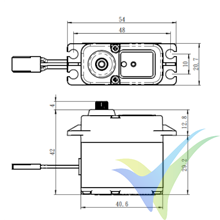 Savox waterproof digital servo 15KG/0.10s@6V